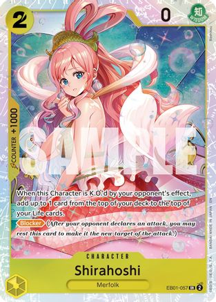 Shirahoshi (Reprint) (EB01-057) (Foil)