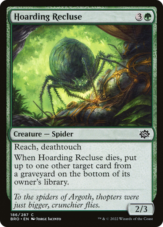 Hoarding Recluse (BRO-186) (Foil)