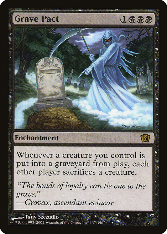 Grave Pact (8ED-137★) (Foil)