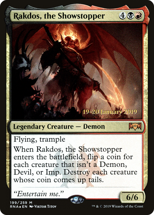 Rakdos, the Showstopper (PRE-199S) (Foil)