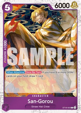 San-Gorou (Pirate Foil) (ST18-003) (Foil)