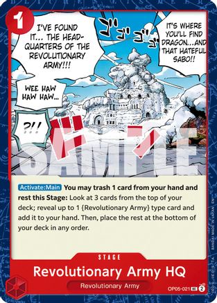 Revolutionary Army HQ (Reprint) (OP05-021)