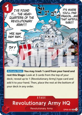 Revolutionary Army HQ (Pirate Foil) (OP05-021) (Foil)
