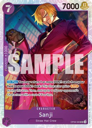 Sanji - OP09-065 (Reprint) (OP09-065) (Foil)