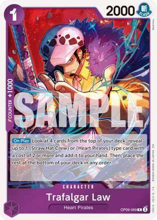 Trafalgar Law - OP09-069 (Reprint) (OP09-069) (Foil)