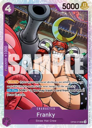 Franky - OP09-072 (Reprint) (OP09-072) (Foil)