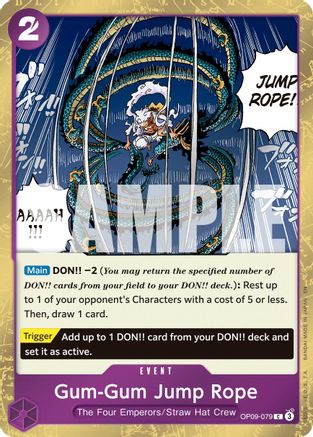 Gum-Gum Jump Rope (Pirate Foil) (OP09-079) (Foil)