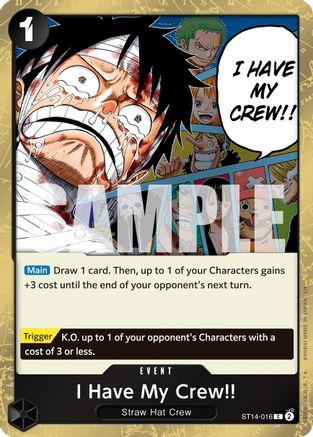 I Have My Crew!! (Pirate Foil) (ST14-016) (Foil)
