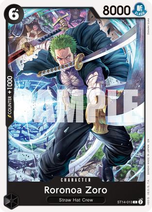 Roronoa Zoro - ST13-013 (Reprint) (ST14-013)