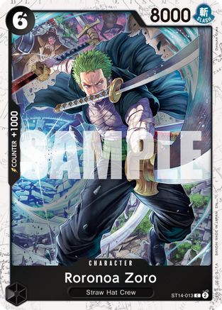 Roronoa Zoro - ST14-013 (Pirate Foil) (ST14-013) (Foil)