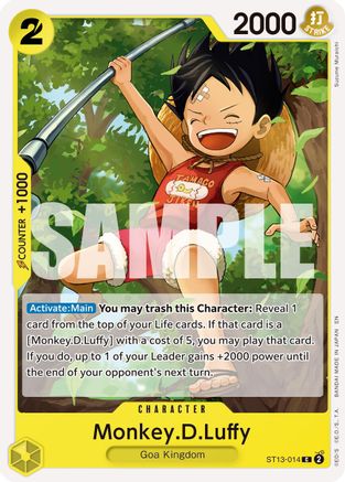 Monkey.D.Luffy - ST13-014 (Reprint) (ST13-014)