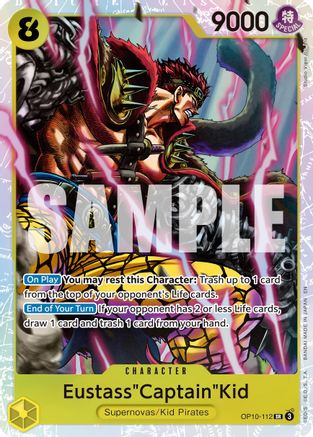 Eustass"Captain"Kid (Reprint) (OP10-112) (Foil)