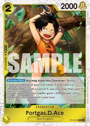 Portgas.D.Ace - ST13-010 (Pirate Foil) (ST13-010) (Foil)
