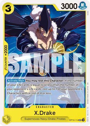 X.Drake (Reprint) (OP10-114)