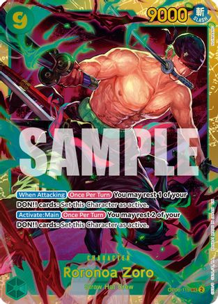 Roronoa Zoro - OP06-118 (Reprint) (OP06-118) (Foil)