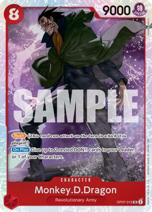 Monkey.D.Dragon (Reprint) (OP07-015) (Foil)