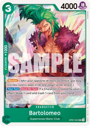 Bartolomeo (Reprint) (OP07-031)