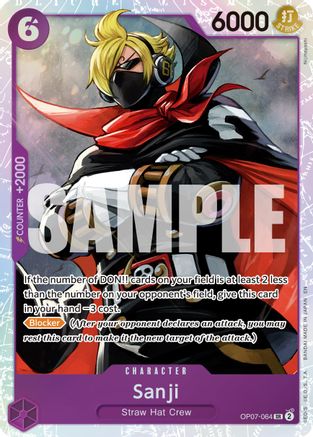 Sanji (Reprint) (OP07-064) (Foil)