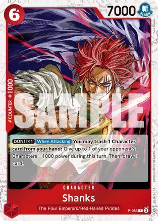 Shanks - P-083 (Pirate Foil) (P-083) (Foil)