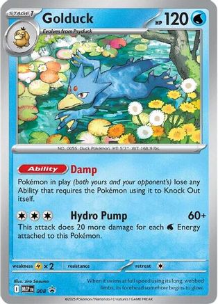 Golduck (MEP-008) (Holofoil)
