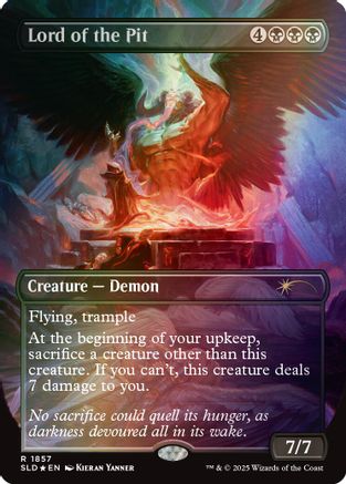 Lord of the Pit (Rainbow Foil) (SLD-1857)