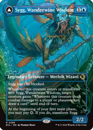 Sygg, Wanderwine Wisdom (Borderless) (ECL-288) (Foil)