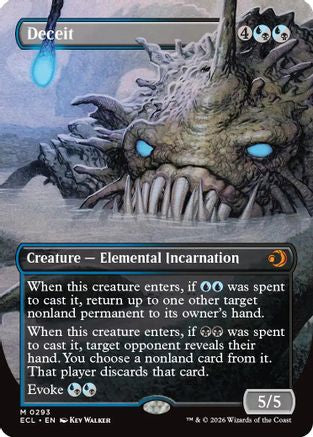 Deceit (Borderless) (ECL-293) (Foil)