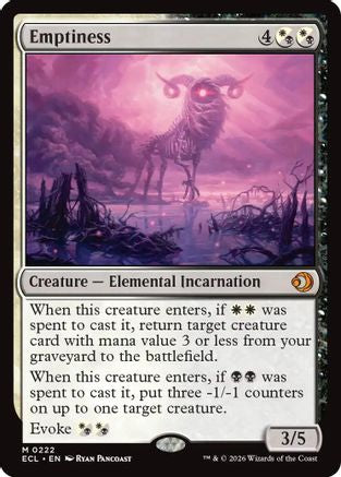 Emptiness (ECL-222) (Foil)
