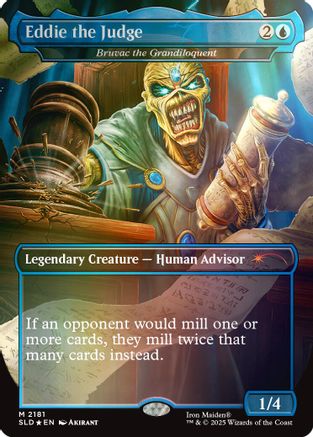 Eddie the Judge - Bruvac the Grandiloquent (Rainbow Foil) (SLD-2181)