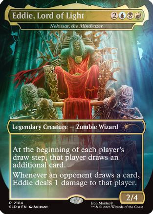 Eddie, Lord of Light - Nekusar, the Mindrazer (Rainbow Foil) (SLD-2184)