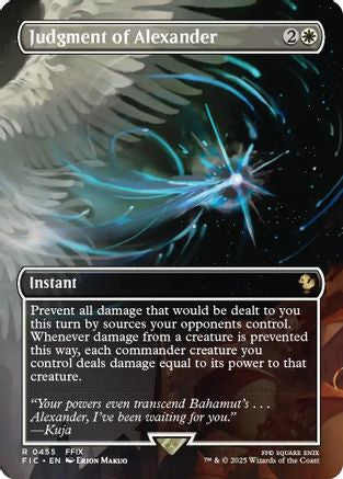 Judgment of Alexander (Borderless) (FIC-455) (Foil)