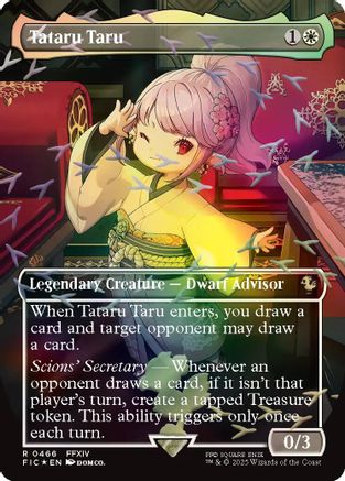 Tataru Taru (Borderless) (Chocobo Track Foil) (FIC-466)