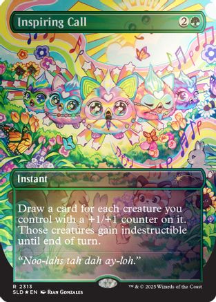Inspiring Call (Rainbow Foil) (SLD-2313)