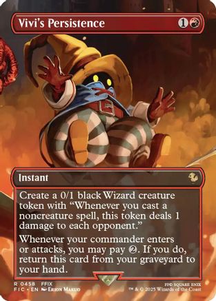 Vivi's Persistence (Borderless) (FIC-458) (Foil)