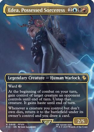 Edea, Possessed Sorceress (Borderless) (FIC-448)