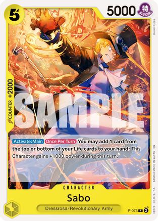 Sabo - P-073 (Pirate Foil) (P-073) (Foil)