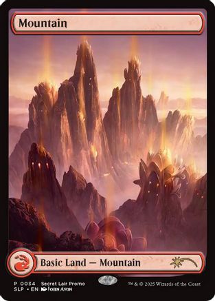 Mountain (0034) (SLP-034) (Foil)