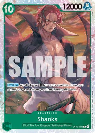 Shanks (028) (OP13-028) (Foil)