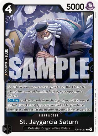 St. Jaygarcia Saturn (OP13-083) (Foil)