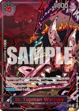 St. Topman Warcury (Parallel) (OP13-089) (Foil)