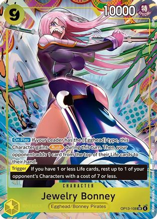 Jewelry Bonney (108) (Alternate Art) (OP13-108) (Foil)