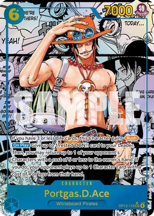 Portgas.D.Ace (119) (Manga) (OP13-119) (Foil)