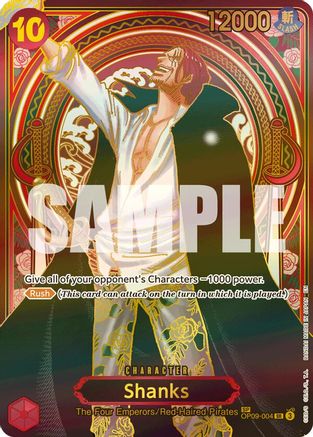 Shanks - OP09-004 (SP) (Gold) (OP09-004) (Foil)