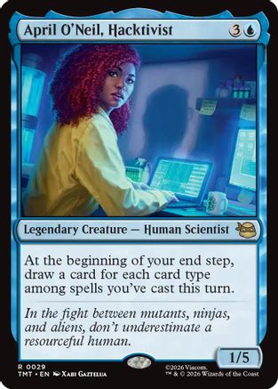April O'Neil, Hacktivist (TMT-029) (Foil)