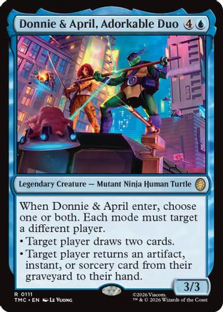 Donnie & April, Adorkable Duo (TMC-111)