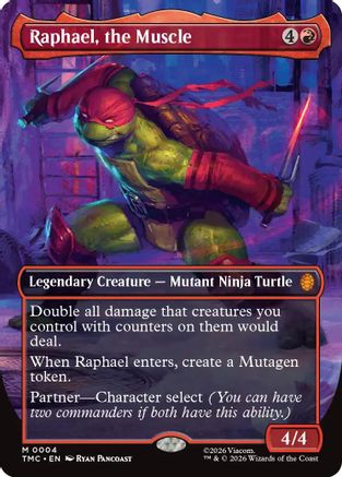 Raphael, the Muscle (Borderless) (TMT-004)