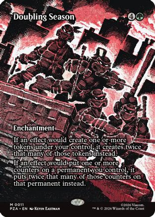 Doubling Season (Borderless) (PZA-011) (Foil)