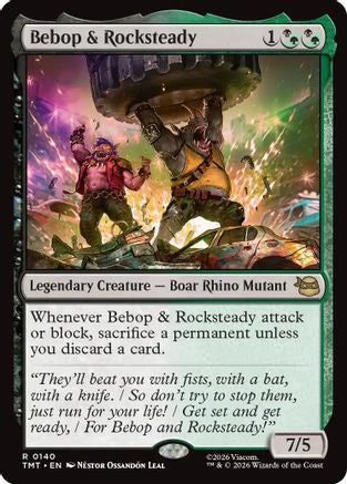 Bebop & Rocksteady (TMT-140) (Foil)