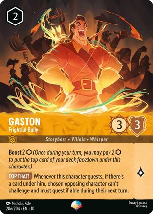 Gaston - Frightful Bully (Epic) (10-206) (Holofoil)
