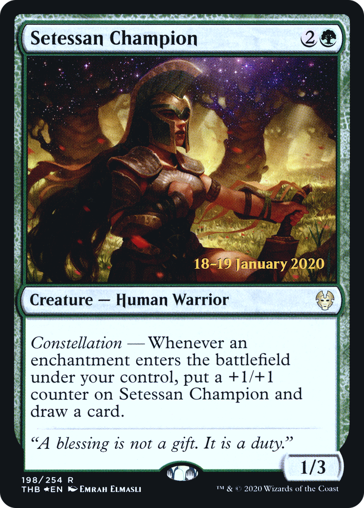 Setessan Champion (PRE-198S) (Foil)